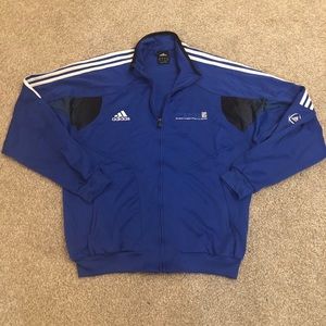 Men’s Adidas Blue Zip Up!